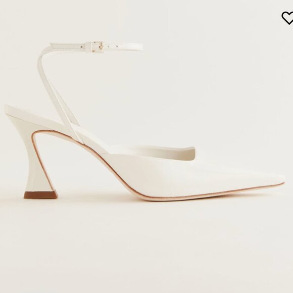 Reformation White Heels - Picture 1 of 8